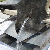 fuente acero inoxidable